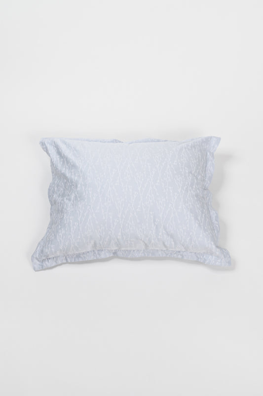 Örngott 50x60cm blått med vitt tryck